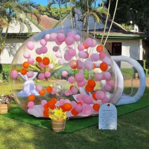 High Quality Inflatable Bubble Dome Tent Tunnel Outdoor Waterproof Clear Bubble Camping Festival Use Commercial Rental