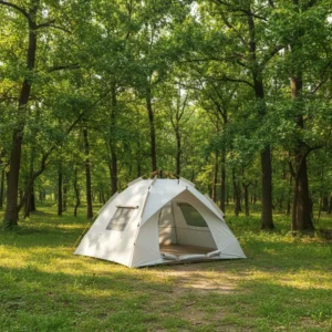 High Quality Portable Double Layer Outdoor Family Picnic Camping Travel Relaxing Use Waterproof Sunscreen Foldable Tent
