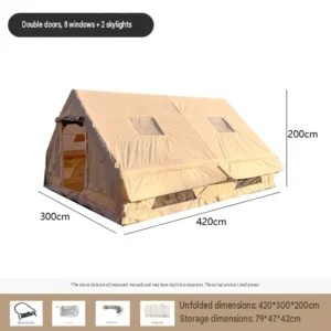 High Quality Spacious Quick Setup Inflatable Camping Tent for Outdoor Events Festival and Family Camping