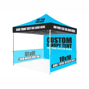 High Quality Waterproof Windproof Fire Retardant UV Resistant Durable 300D 600D Oxford Fabric Aluminum Frame HD Advertising Tent