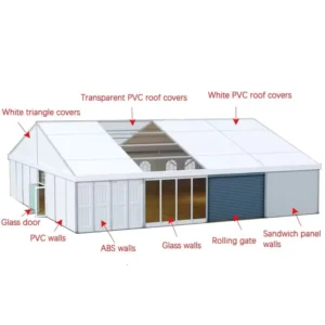 High Quality and High Cost Performance Wedding Party Modern White Tent Wedding Tent Exhibition Event Marquee Tent