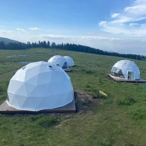 High Security Plastic Inflatable Clear Glamping Cottage Garden Bubble Dome Kids Camping Tent