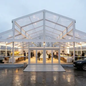 High Strength Aluminum Wedding Tent Stable Anti Snow Wind Resistant Flexible Expansion For Outdoor Event
