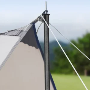 High Strength Canopy Rods Durable Flexible Tarp Pole Carbon Fiber Rod Replacement Tent Poles for Tent