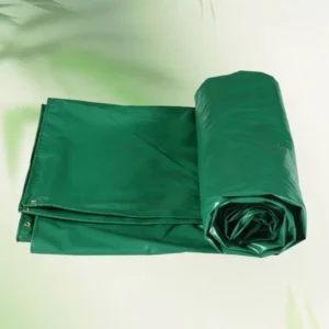 High-Tensile Tear-Resistant 100% Waterproof Green Coated PVC Tarpaulin for Mattress and Cargo Covers