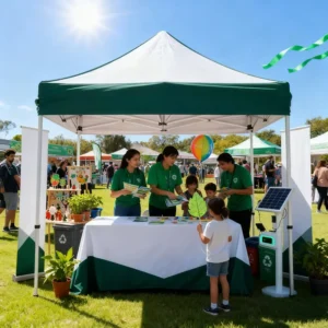 High-Velocity Wind-Resistant Pop-Up Shelter with Commercial-Grade Reinforced Structure for Outdoor Exhibitions