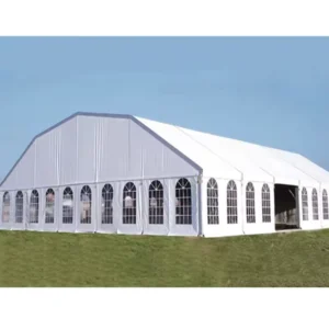 High quality Aluminum Alloy Frame PVC Industrial Polygonal Event Tent for Gyms Flame Retardant Waterproof All Seasons