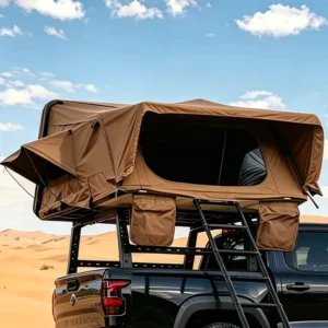 Hot Selling 3000mm+ Waterproof 600D Oxford Fabric Side Opening SUV 4×4 ABS Hard Shell Rooftop Tent