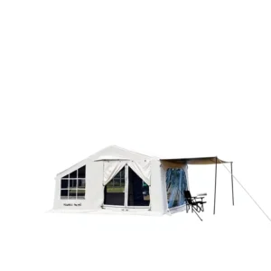 House Type Double-layer Four-season Inflatable Tent Outdoor Camping Rainproof Windproof Portable Quick Automatic Opening
