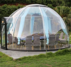 Hurricane Proof Dome Tent Luxury Capsule Dome for Resort Villa Prefabricated Home Modular Houses