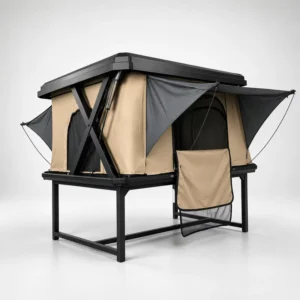 Hydraulic Pop-Up 2-Person Hard Shell Rooftop Tent for SUVs and Trucks