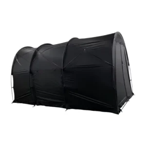 In Stock OEM Custom 4 6 Person Waterproof Windproof Black Tunnel Camping Tent Tactical Hunting 4 Season Family Outdoor