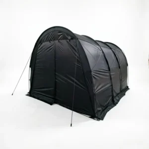 In Stock Ready to Ship High-End Tactical Tunnel Tent Waterproof Black Heavy Duty Large 4-6 Person Camping Tent Custom OEM