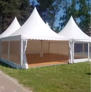 Industrial Popular Heavy-Duty PVC Pagoda Garden Canopy Tent 3x3m 4x4m 5x5m for Outdoor Party and Wedding