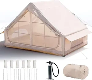 Inflatable Air Tent 4 Season Camping Tent Quick Setup 300D Oxford Waterproof