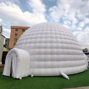 Inflatable Air Tent with LED Light Dome Event Show Tent Custom Color Nightclub Igloo Camping Tent