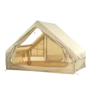 Inflatable Airtight Camping Tent for Families Oxford Fabric 6-8 People Capacity with Air Post for Travel & Outdoor Adventures