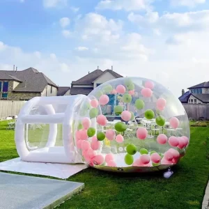 Inflatable Bubble Dome House Tent with Tunnel for Parties