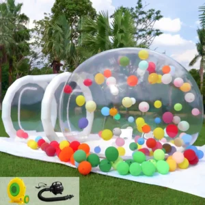Inflatable Bubble Dome Tent Outdoor Glamping Transparent Inflatable Balloon Bounce House