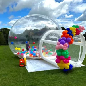 Inflatable Bubble House Commercial Grade PVC Transparent Bubble Tent Tunnel Custom Logo 3m Size Entertainment