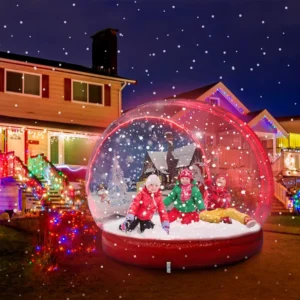 Inflatable Bubble House Dome Clear PVC Tent with Bouncer Castle Jumping Design for Party and Commercial Use