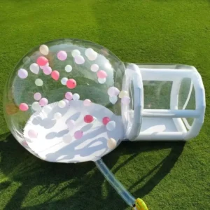 Inflatable Bubble Tent 3m 4m 5m with Channel Blower Balloon Inflatable Bubble Tent PVC Globe Clear Transparent Igloo Dome Tent