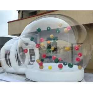 Inflatable Bubble Tent Commercial Grade PVC 3.4m Customized Color Blower Pump for Kids Party