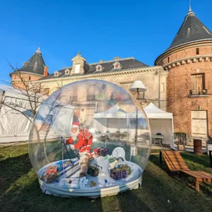 Inflatable Bubble Tent Outdoor Transparent Snow Globe Commercial Grade Tarpaulin PVC Camping House with Jumper