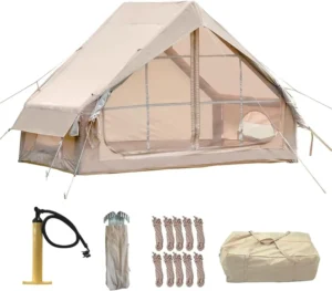 Inflatable Camping Tent 4-6 Person with Pump Waterproof Outdoor