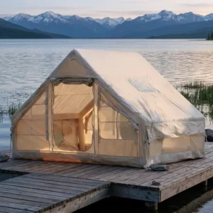 Inflatable Camping Tent 420D Oxford Four Season One Bedroom Luxury Quick Automatic Opening Portable Family Tent
