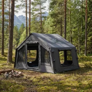Inflatable Camping Tent 8㎡ 420D Oxford 5-8 Person Thickened Windproof Waterproof Mosquito-Proof Quick-Opening Outdoor Tent