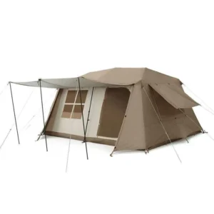 Inflatable Camping Tent Large Space Windproof Rainproof Front Awning for Family Glamping Outdoor Beach Picnic Backyard