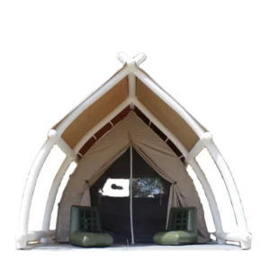 Inflatable Camping Tent Outdoor Glamping Tent 4 6 Person Four Season Tent Oxford Material Waterproof Abrasion Resistance