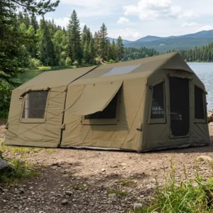 Inflatable Camping Tent Quick Setup Waterproof UV-Resistant 8+8 Luxury Outdoor Tent