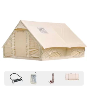 Inflatable Camping Tents Air Glamping Easy Setup Waterproof Windproof Durable 4 Seasons Oxford Cabin Tent APZ344