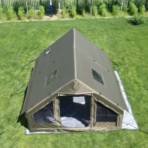 Inflatable Camping Tents with Hand Pump Air Glamping Tents Easy Setup Waterproof and Windproof Blow up Tent