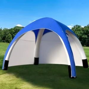 Inflatable Canopy Tent 10x10Ft Green Portable Airtight Sun Shelter Canopy for Outdoor Events Trade Shows and Promotions