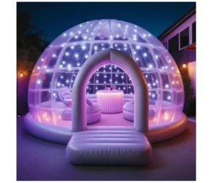 Inflatable Clear Bubble Tent House Igloo Dome Tent for Party Rental Camping with Table and Sofa