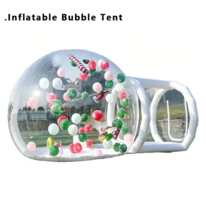 Inflatable Clear Bubble Tent with Tunnel for Kids Party Birthday Wedding and Outdoor Events