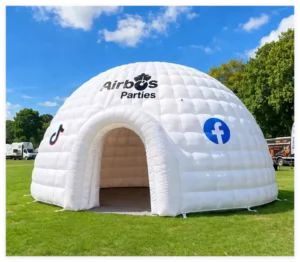 Inflatable Dome Tent Blower Type Constant Air Inflatable Shelter for Exhibition Party Camping