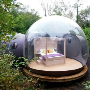 Inflatable Eco Home Bubble Tent House Single Tunnel Camping Tent for Stargazing