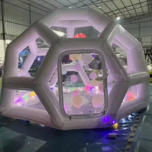 Inflatable Football Transparent Dome Clear Bubble Tent House Bounce House Soccer Shape