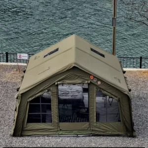 Inflatable Four-Season Roof Tent with Automatic Setup, 17.2m Cotton Fabric, Waterproof, Portable, Two Bedrooms