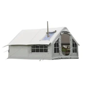 Inflatable Glamping Tent Four-Season Camping 150D Oxford Cloth 385x260x200cm Rainproof