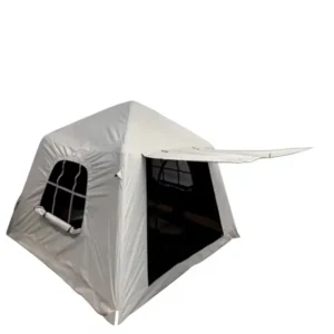 Inflatable Glamping Tent with Sun Awning Waterproof Portable Easy Setup Foldable Luxury Outdoor Camping Tent