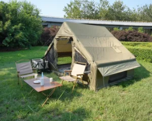 Inflatable Oxford PVC Camping Tent Heavy Duty 12 Persons Waterproof Four Season Outdoor Family Use