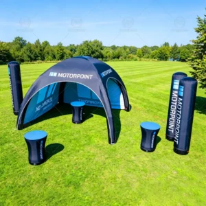 Inflatable Pop Up Canopy 3m/4m/5m/6m/7m/8m Sizes Custom Logo Printed for Outdoor Events Inflatable Race Tent Air Dome