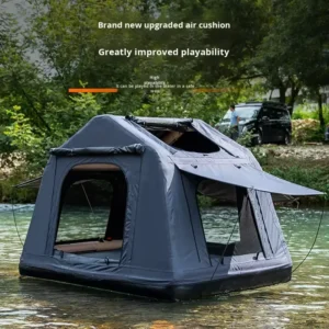Inflatable Roof Tent Four season Waterproof >3000mm Collapsible Lightweight 420D Oxford Cloth Outdoor Camping SUV Car Tent