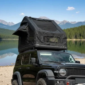 Inflatable Roof Tent with Quick Opening Waterproof Sunshade for Self-Drive Travel and Camping