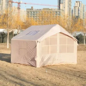 Inflatable Safari Tent Waterproof Outdoor Glamping Shelter for Luxury Camping Resort Project OEM Supplier